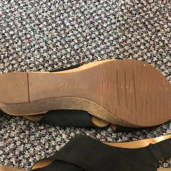 CLARKS WEDGE SANDALS - Picture 5 of 6